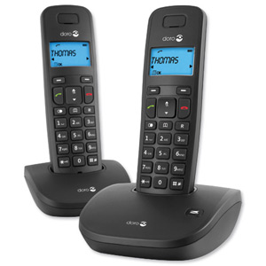 Doro Formula 3 Telephone DECT Twin Cordless 20-entry Phonebook Ref Formula3Twin