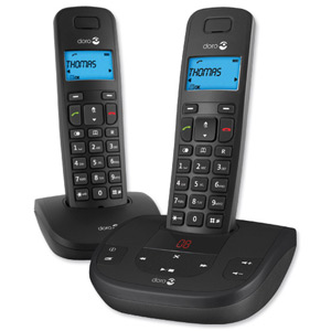 Doro Formula 5 Telephone DECT Twin Cordless TAM 15min 20-entry Phonebook Ref Formula5Twin
