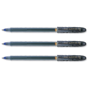 Pilot BegreeN Supergel Rollerball Pen Gel 0.7mm Blue Ref LS8FLBG [Pack 10]