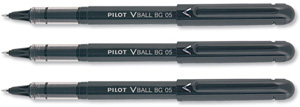 Pilot BegreeN VBall Rollerball Pen Liquid Cone 0.5mm Black Ref LVE10EFBBG [Pack 10]