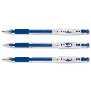 Pilot BegreeN Hi-tec C-Grip Rollerball Pen Grip Blue Ref LHG20C4 [Pack 10]