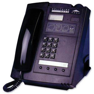 Solitaire 6000 Payphone PIN Protection Programmable Coin-operated Capacity 400 Coins Ref SOLITAIRE6000
