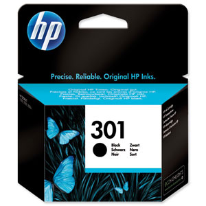 Hewlett Packard [HP] No. 301 Inkjet Cartridge Page Life 190pp Black Ref CH561EE#UUS Ident: 811D
