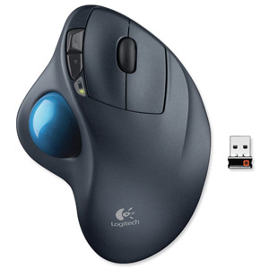 Logitech M570 Wireless Trackball Scrolling with USB Nano-Receiver 2.4GHz Ref 910-001882