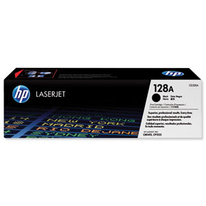Hewlett Packard [HP] No. 128A Laser Toner Cartridge Page Life 2000pp Black Ref CE320A Ident: 816D