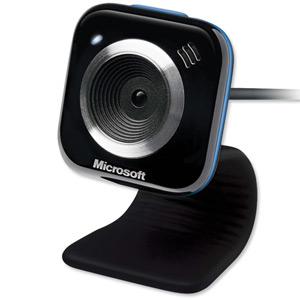 Microsoft Lifecam VX5000 Webcam VGA Windows Live and Low-light Compatible Ref RKA-00003