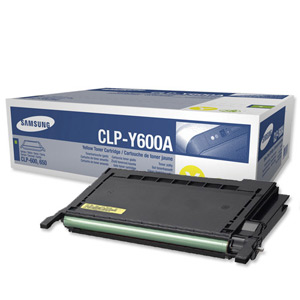 Samsung Laser Toner Cartridge Page Yield 4000 Yellow Ref CLP-Y600A/ELS