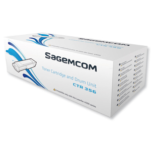 Sagem Fax Toner Cartridge Page Life 2000pp Black Ref CTR356 Ident: 830E