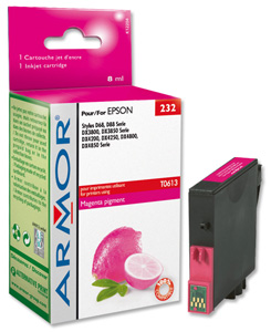 Armor Compatible Inkjet Cartridge Magenta [Epson T061340 Equivalent] Ref K12204