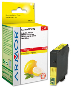 Armor Compatible Inkjet Cartridge Yellow [Epson T061440 Equivalent] Ref K12205