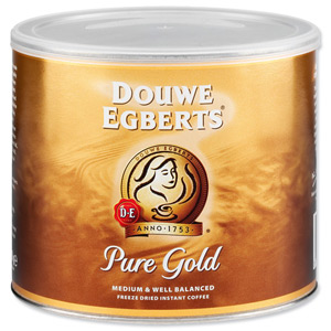 Douwe Egberts Instant Coffee from 100 percent Arabica Beans for 280 Cups Tin 500g Ref A03023