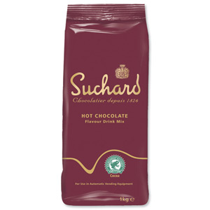 Suchard Drinking Chocolate for Vending Dispenser Bag 1kg Ref A00656 Ident: 724D