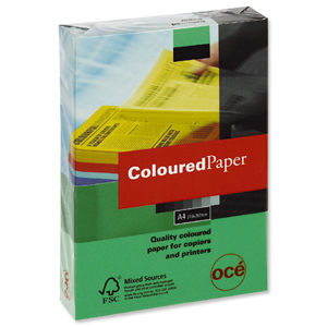 Multifunctional Paper Coloured Ream Wrapped 80gsm A4 Deep Green [500 Sheets]