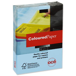 Multifunctional Paper Coloured Ream Wrapped 80gsm A4 Lagoon [500 Sheets]