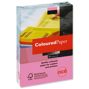 Multifunctional Paper Coloured Ream Wrapped 80gsm A4 Salmon [500 Sheets]