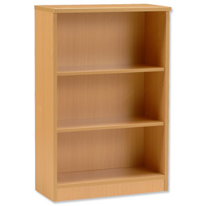 Influx Bookcase Medium W800xD350xH1200mm Beech