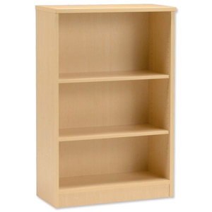 Influx Bookcase Medium W800xD350xH1200mm Maple