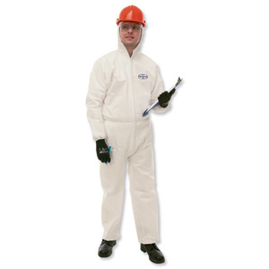 Kleenguard A50 Coverall Breathable SMS Fabric Splash-Resistant Anti-static EN 1149-1 Medium Ref 96820