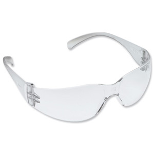 3M Virtua Spectacles Clear Lens Polycarbonate Anti-UV 24g Ref 71500-00001CP