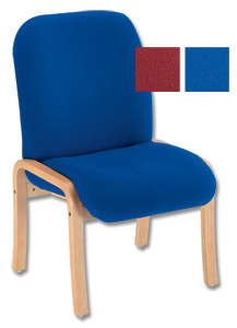 Trexus Plus Reception Side Chair W490xD460xH500mm Blue