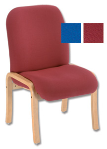 Trexus Plus Reception Side Chair W490xD460xH500mm Burgundy