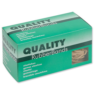 Quality Rubber Bands Assorted Sizes Ref 270665 [Box 100g]