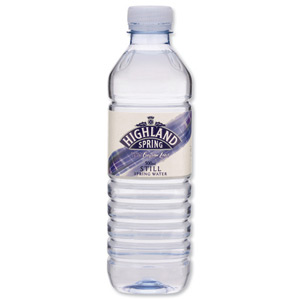 Highland Spring Water Still in Plastic Bottle 500ml Ref A01412 [Pack 24]