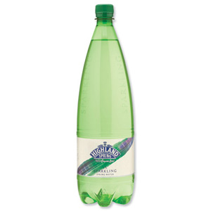Highland Spring Water Sparkling in Plastic Bottle 1.5 Litre Ref A07229 [Pack 8]