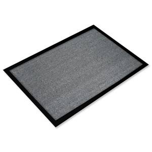 Doortex Valuemat Indoor Entrance Mat Hard-wearing 600x800mm Grey Ref FC46080VALGR