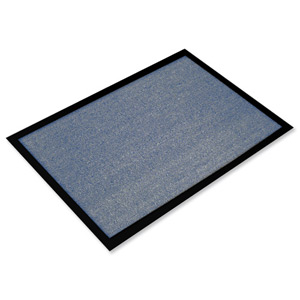 Doortex Valuemat Indoor Entrance Mat Hard-wearing 600x800mm Blue Ref FC46080VALBL