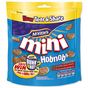 McVities MiniChoc HobNobs Biscuits 125g Ref A07452