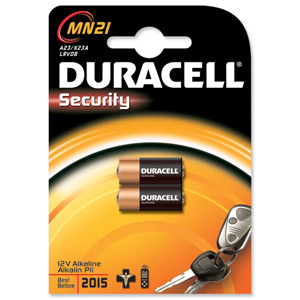 Duracell MN21 Battery Alkaline for Camera Calculator or Pager 1.2V Ref 75072670 [Pack 2]