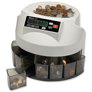 Safescan 1200 GBP Counter and Sorter Automatic 220 Coins/Minute Ref 113-0415