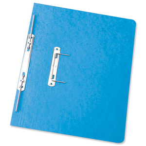 Elba Boston Spiral Transfer Spring File 300 micron for 32mm Foolscap Blue Ref 100090035 [Pack 25]