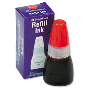 Xstamper Refill Ink 10ml Bottle Red Ref CS102