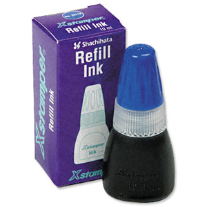 Xstamper Refill Ink 10ml Bottle Blue Ref CS103