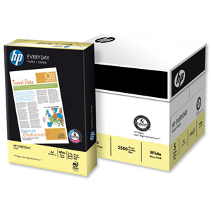 Hewlett Packard [HP] Everyday Paper PEFC Colorlok 75gsm A4 White White Ref HPD0316 [5 x 500 Sheets]