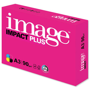 Image Impact Plus Paper Premium FSC 90gsm A3 White Ref 62713 [500 Sheets]