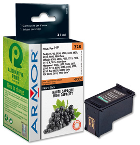 Armor Compatible Inkjet Cartridge Black [HP C8767EE No. 339 Equivalent] Ref K20119