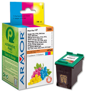 Armor Compatible Inkjet Cartridge Colour [HP C8766EE No. 343 Equivalent] Ref K20217