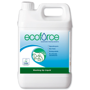 Ecoforce Washing Up Liquid 5 Litre Ref 11506 [Pack 2]