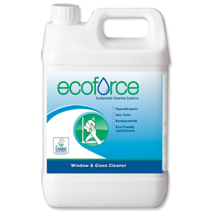 Ecoforce Glass and Window Cleaner 5 Litre Ref 11508 [Pack 2]