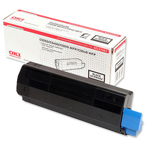 OKI Laser Toner Cartridge Black Ref 42127457