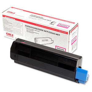 OKI Laser Toner Cartridge Magenta Ref 42127455