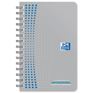 Oxford Antimicrobial Notebook Soft Cover Ruled Margin 180 Pages 90gsm 90x140mm Ref 100081068 [Pack 5]
