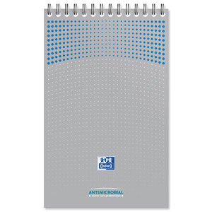 Oxford Antimicrobial Notebook Reporter Soft Cover Ruled and Margin 180 Pages 90gsm Ref L39003 [Pack 10]