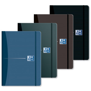 Oxford Signature Notebook Hardcover Ruled 192 Pages 90gsm A5 Masculine Ref N002368 [Pack 5]