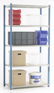 Trexus Quick Shelf System Initial Bay Boarded W1000xD500xD2000mm