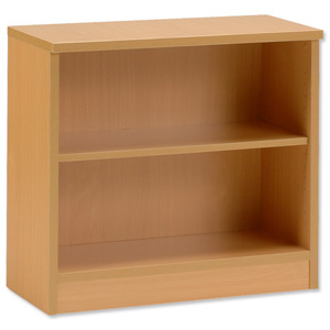 Influx Bookcase Low W800xD350xH720mm Beech