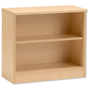 Influx Bookcase Low W800xD350xH720mm Maple